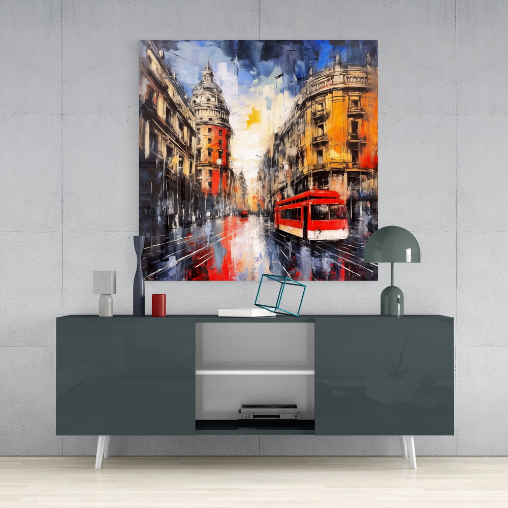 Spain Glass Wall Art.