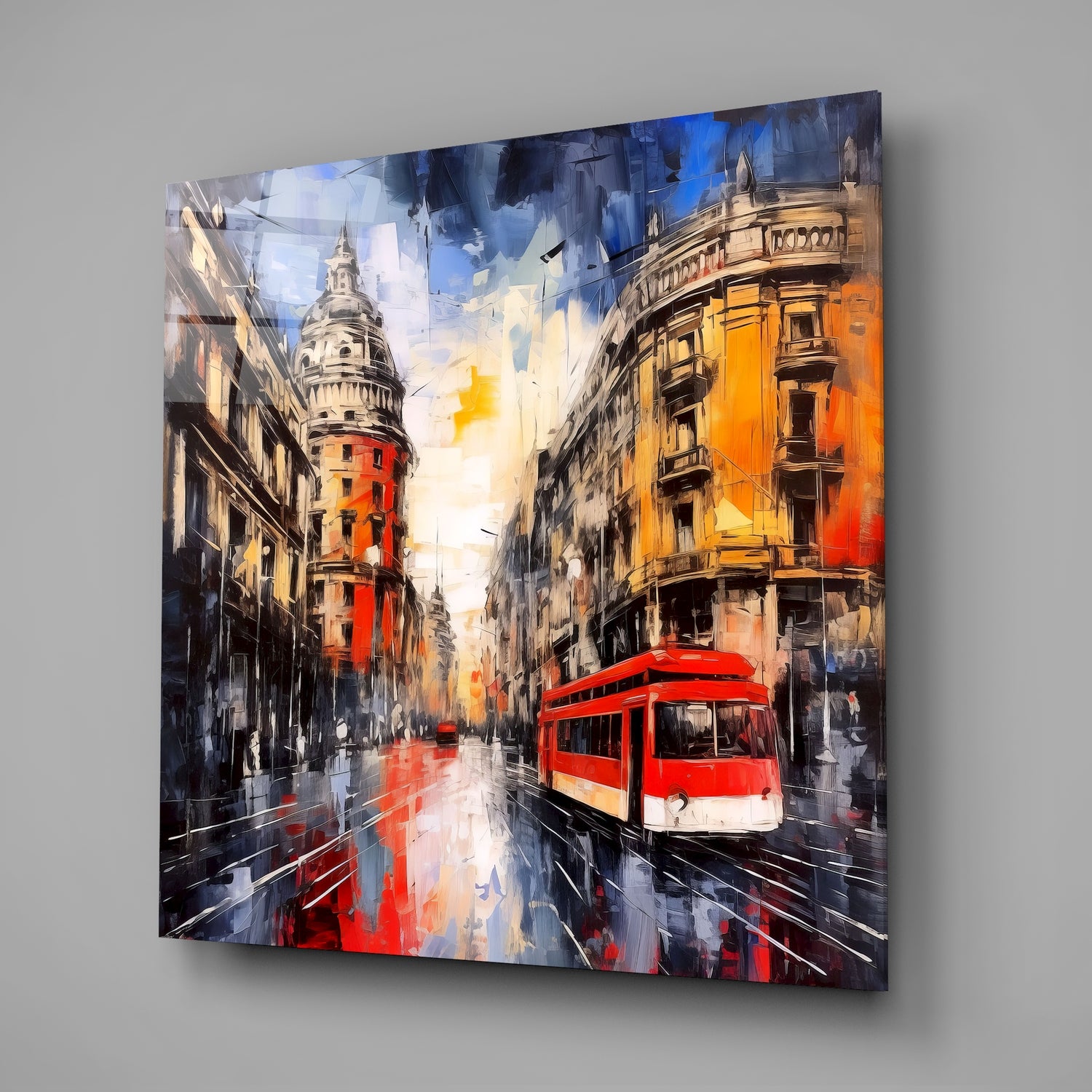 Spain Glass Wall Art.