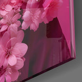 Flower Mask Glass Wall Art.