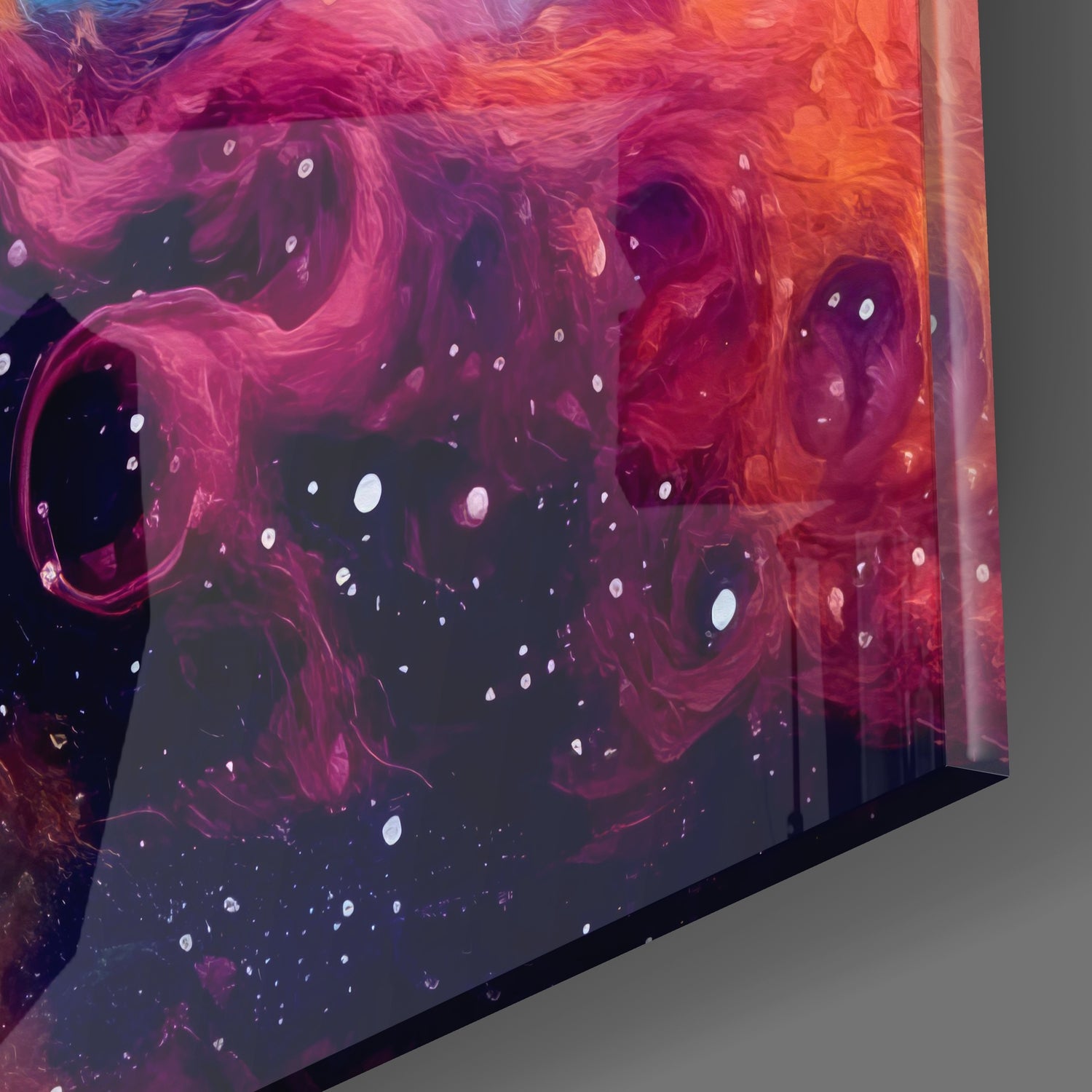 Space Glass Wall Art.