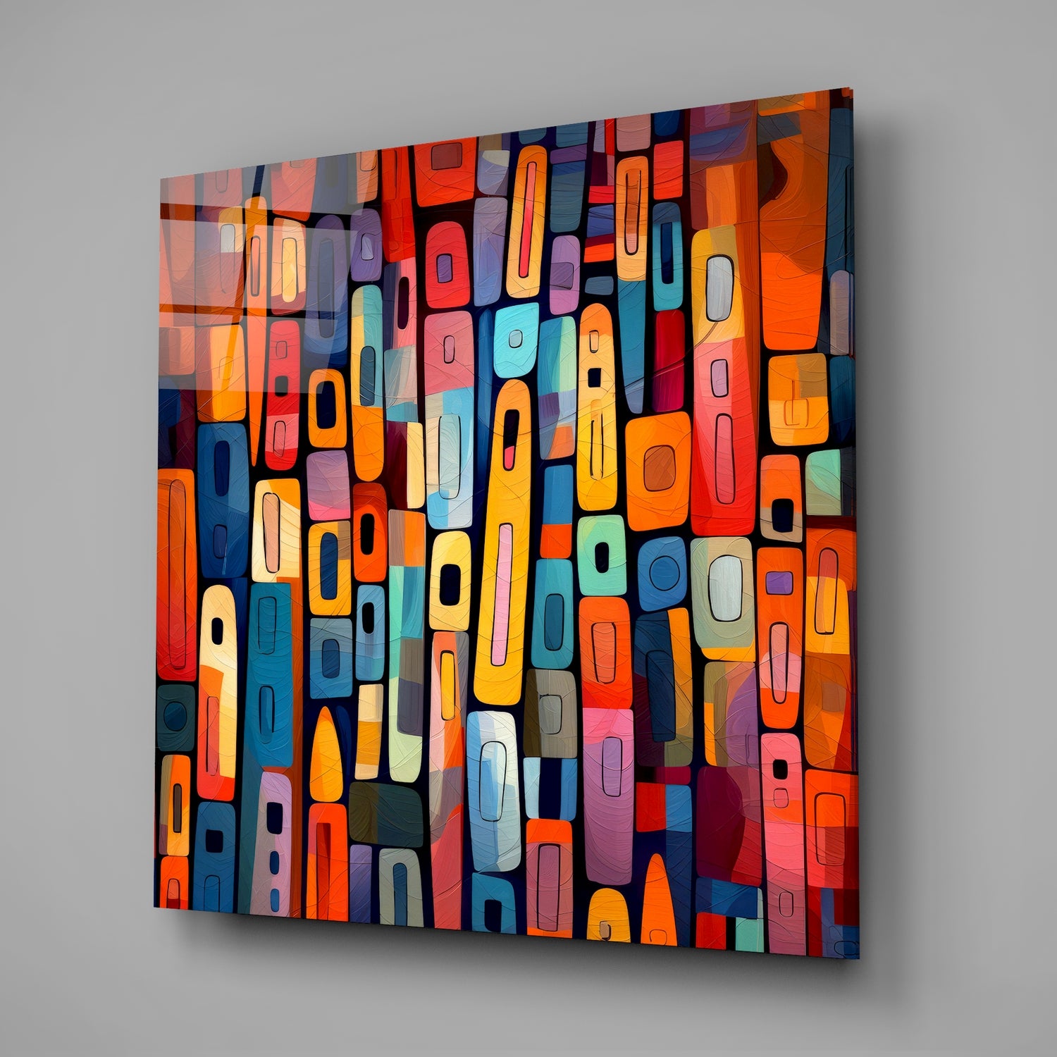 Modern Art Glass Wall Art.