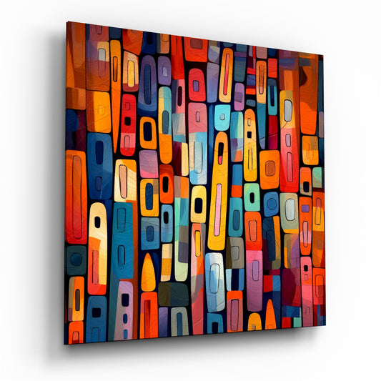 Modern Art Glass Wall Art.