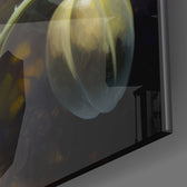 Poppy Flower Glass Wall Art.
