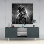 Catspector Glass Wall Art|| Designer's Collection.