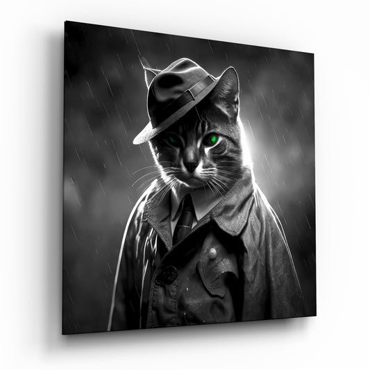 Catspector Glass Wall Art|| Designer's Collection.