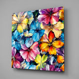 Flowers Glass Wall Art|| Designer's Collection.