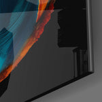 Color Explosions On Earth Glass Wall Art|| Designer's Collection.