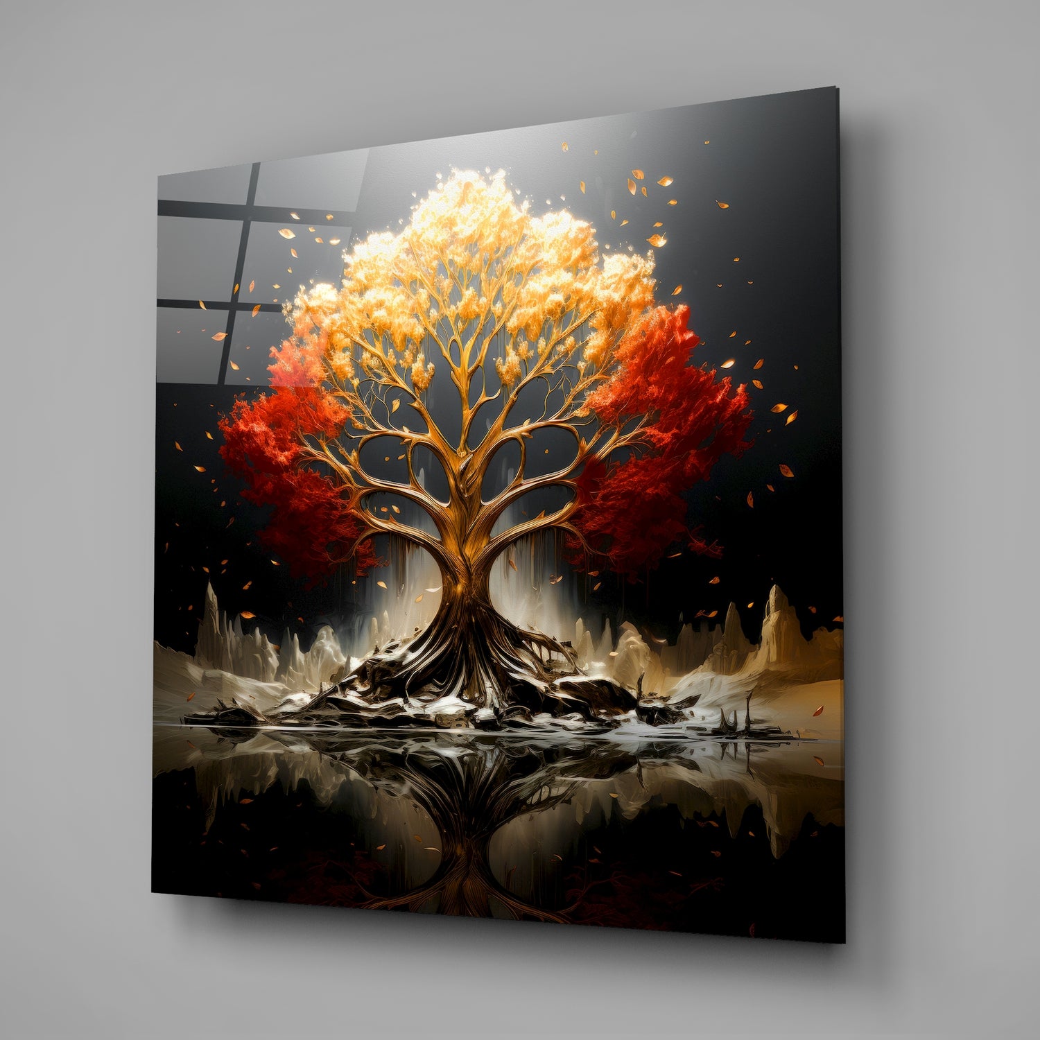 Tree of Life Glass Wall Art|| Designer's Collection.