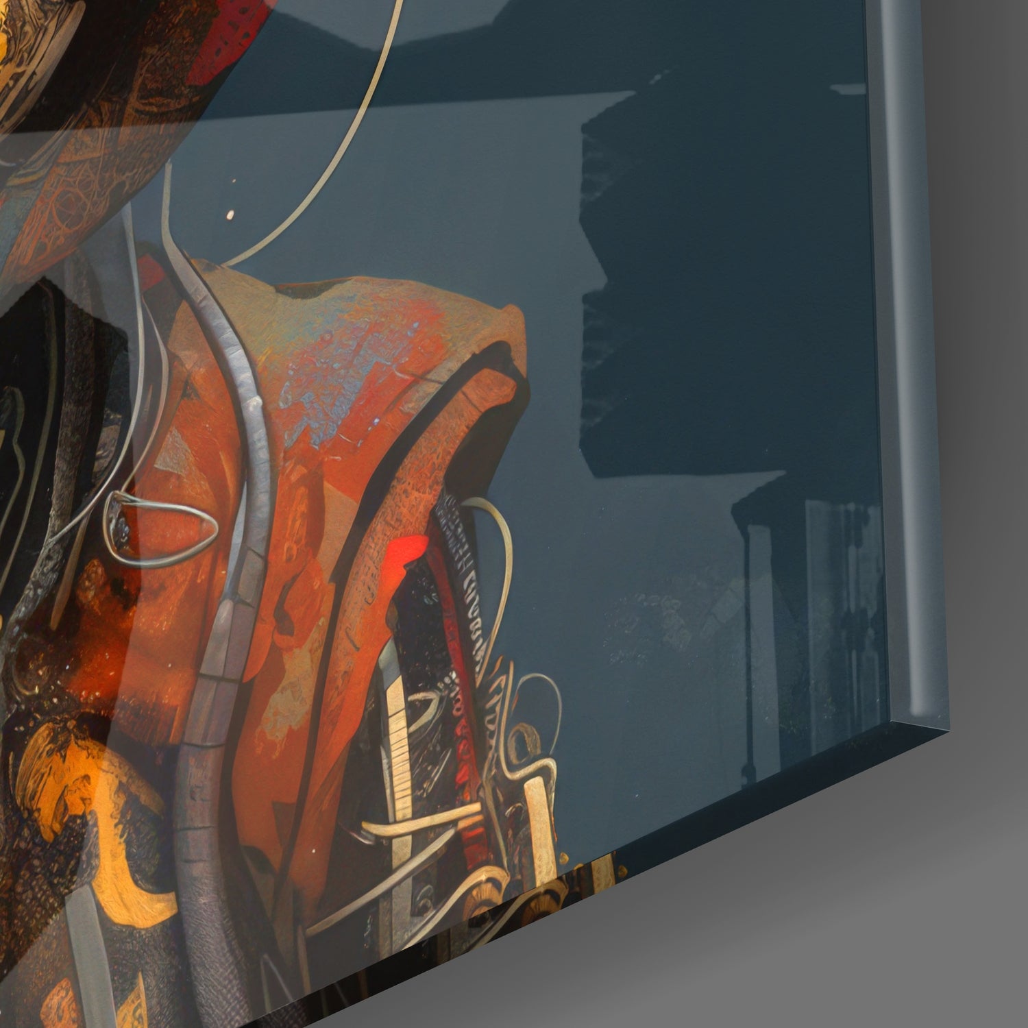 Mickey The Machine Glass Wall Art|| Designer's Collection.