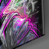 Neon Mickey Glass Wall Art|| Designer's Collection.