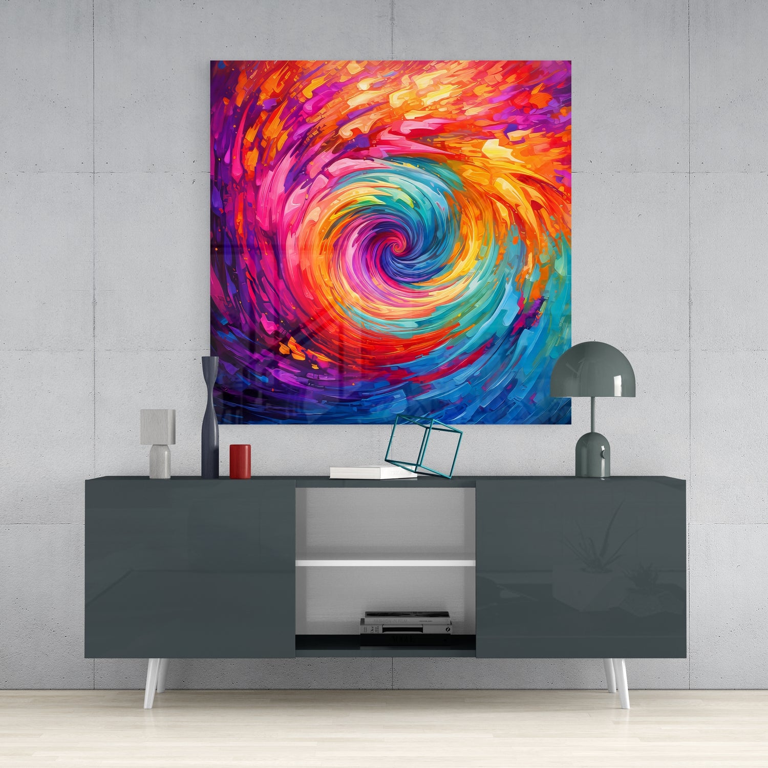 Colorful Hole Glass Wall Art|| Designer's Collection.