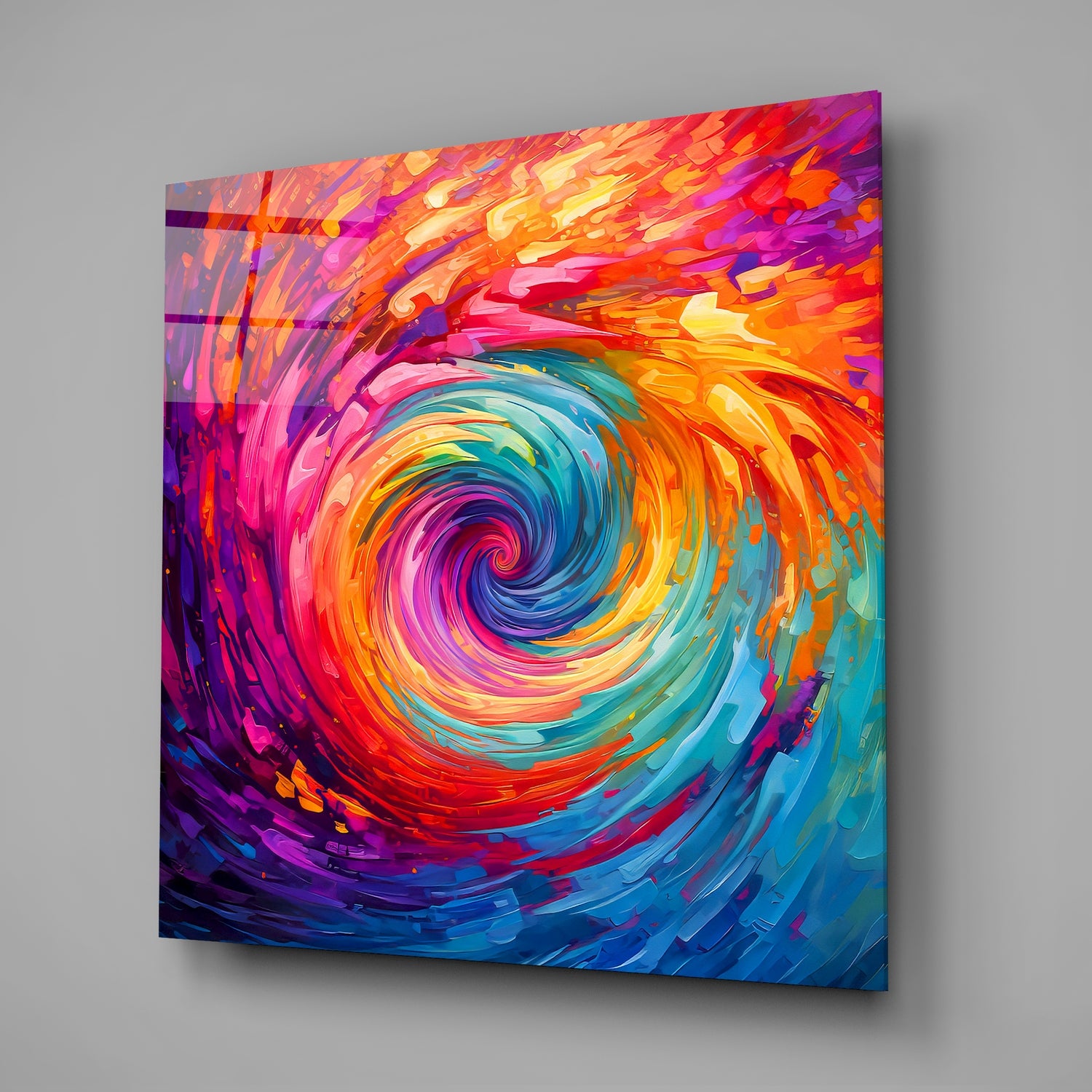 Colorful Hole Glass Wall Art|| Designer's Collection.