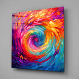 Colorful Hole Glass Wall Art|| Designer's Collection