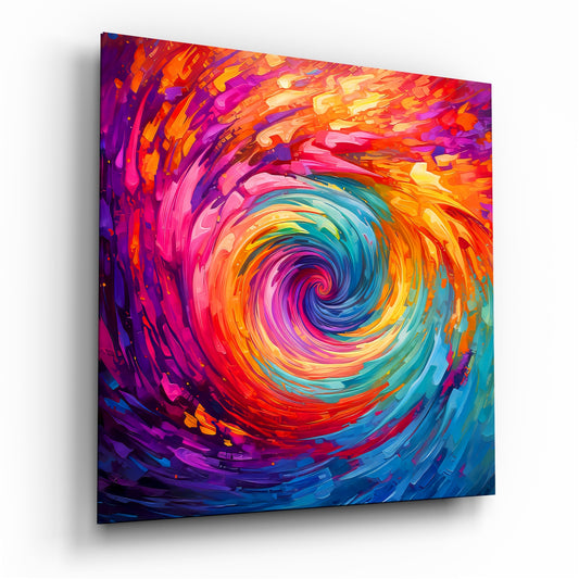 Colorful Hole Glass Wall Art|| Designer's Collection.