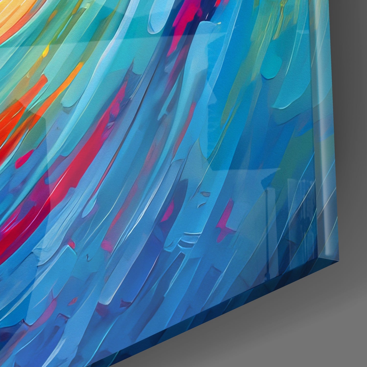 Colorful Hole Glass Wall Art|| Designer's Collection.