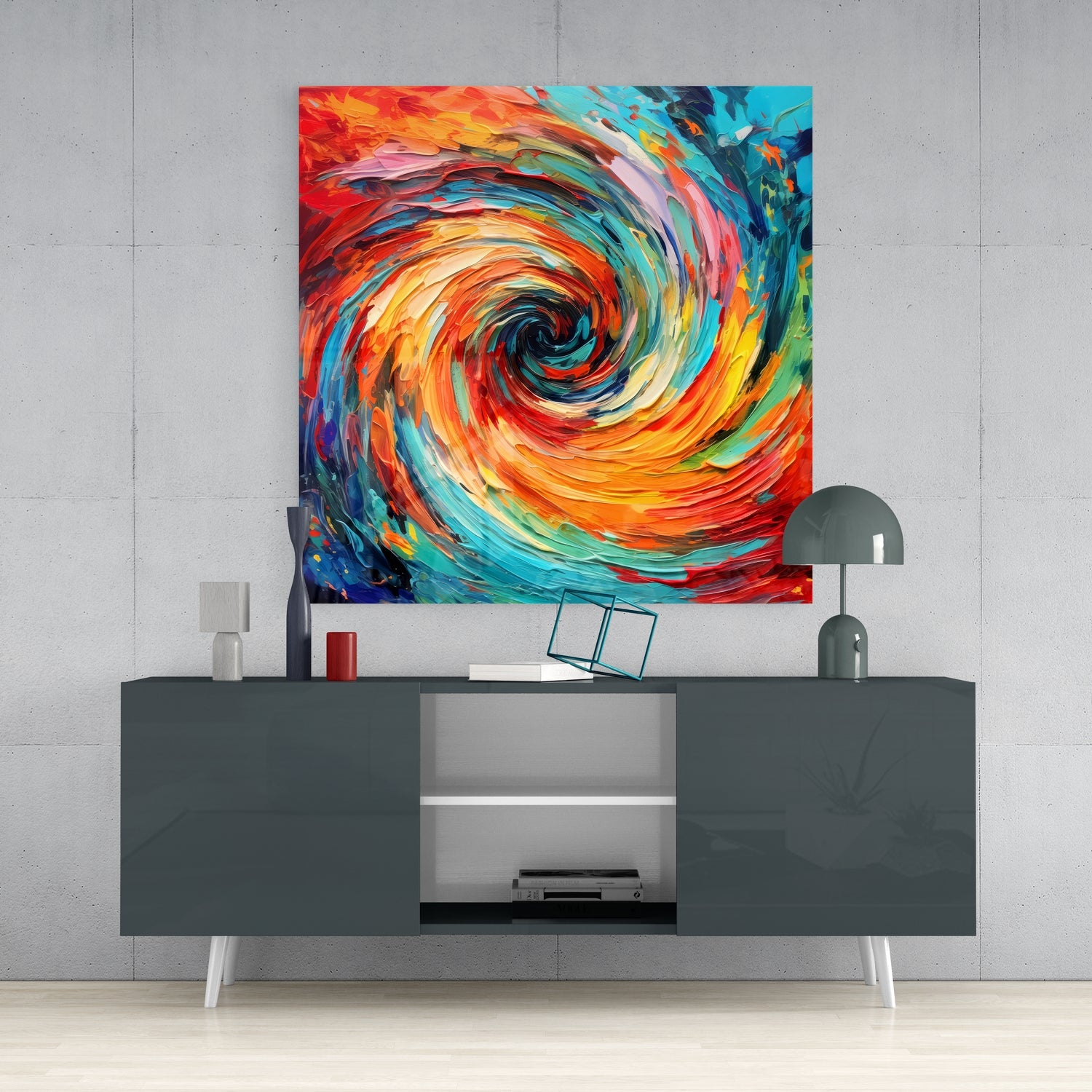 Colorful Hole Glass Wall Art|| Designer's Collection.