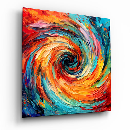 Colorful Hole Glass Wall Art|| Designer's Collection.