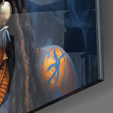 Woman Glass Wall Art|| Designer's Collection