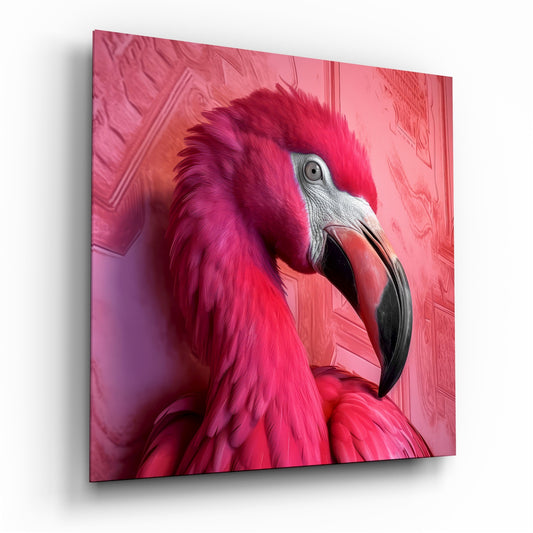 Flamingo Glass Wall Art|| Designer's Collection.
