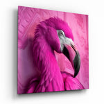 Flamingo Glass Wall Art|| Designer's Collection.