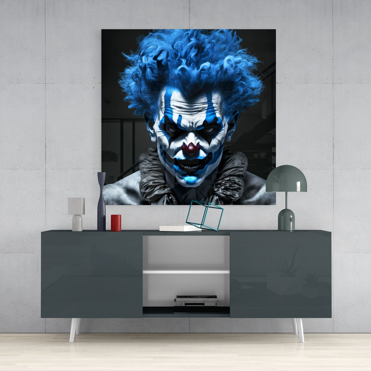 Joker Glass Wall Art|| Designer's Collection.