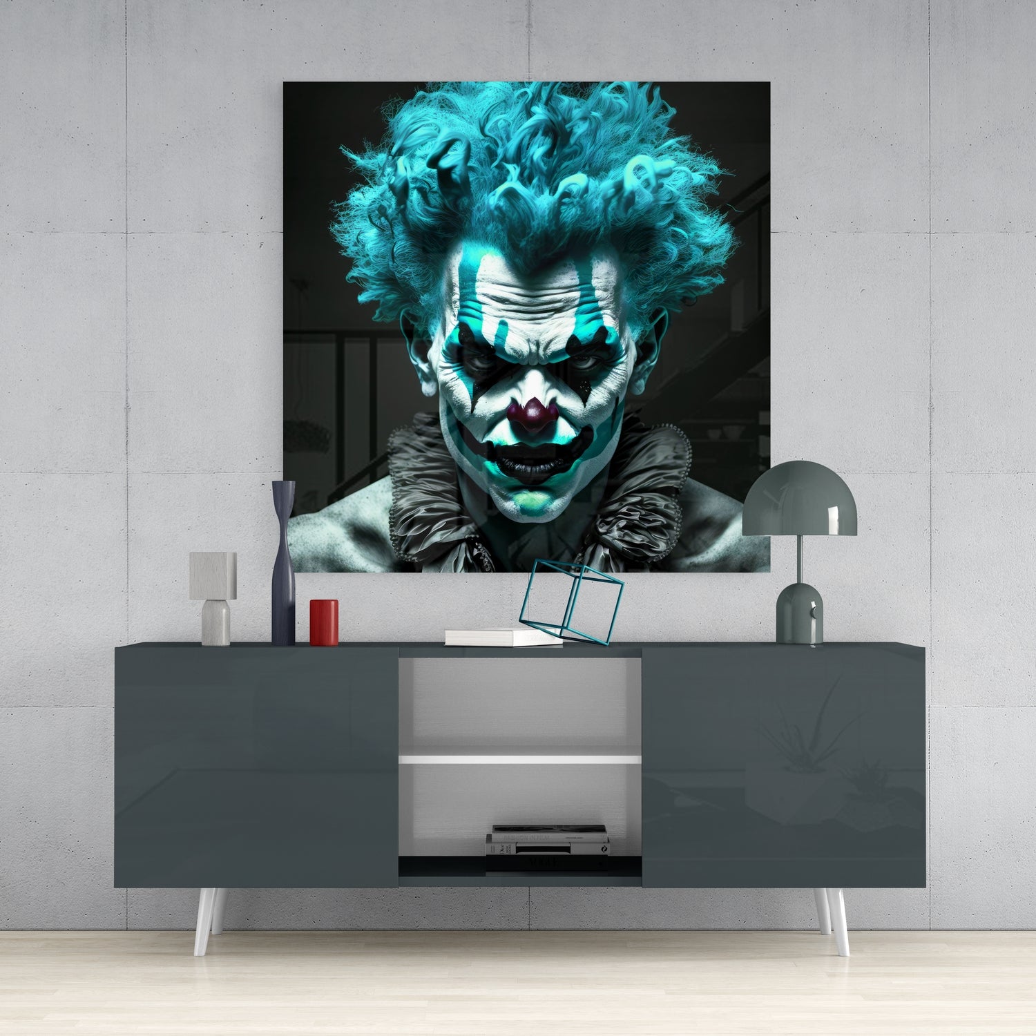 Joker Glass Wall Art|| Designer's Collection.