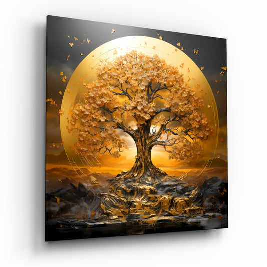 Tree of Life Glass Wall Art|| Designer's Collection.