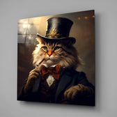 Catleman Glass Wall Art|| Designer's Collection.