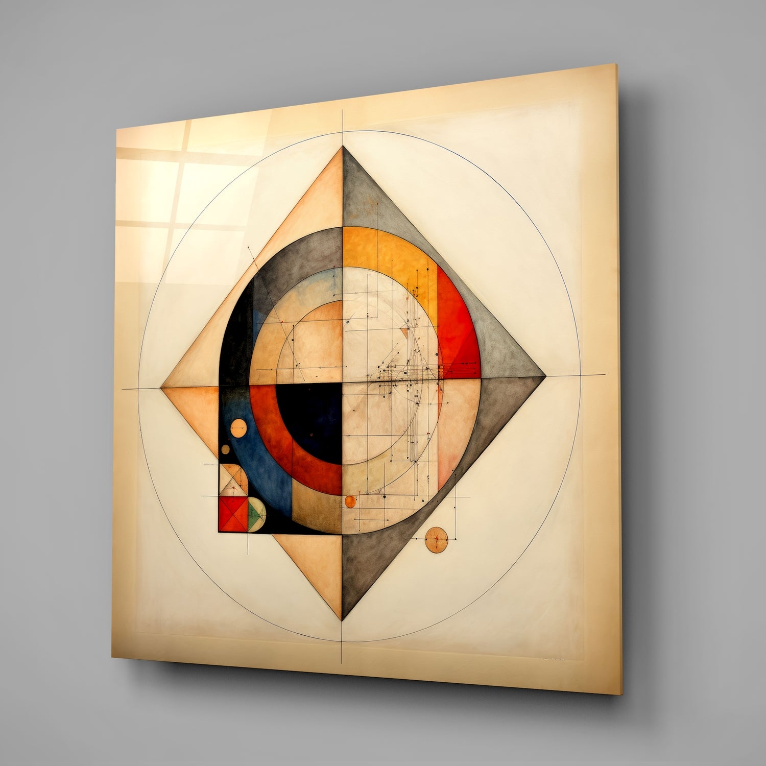 Shapes Glass Wall Art|| Designer's Collection.