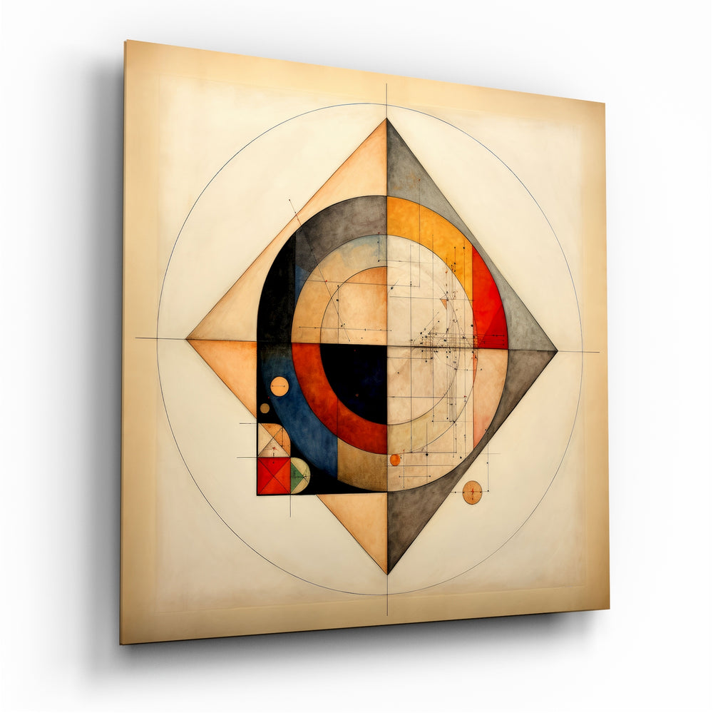 Shapes Glass Wall Art|| Designer's Collection.