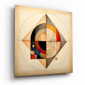 Shapes Glass Wall Art|| Designer's Collection.