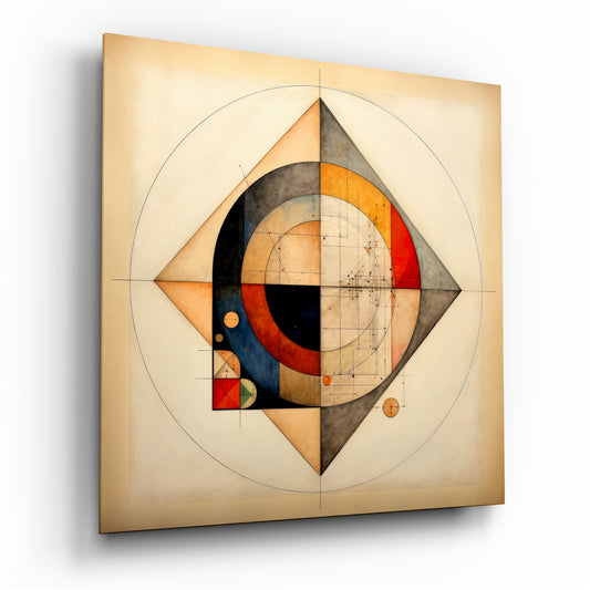 Shapes Glass Wall Art|| Designer's Collection.