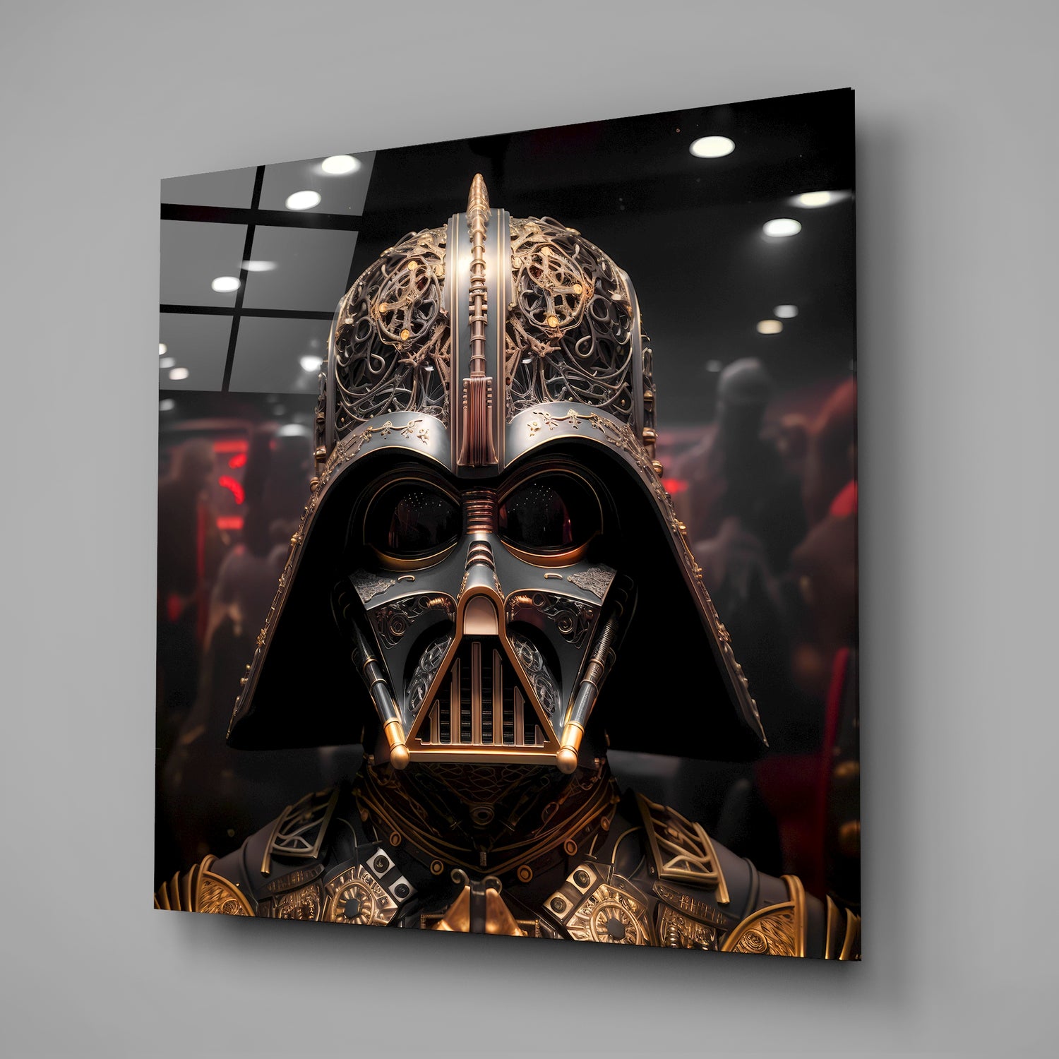 Darth Vader Glass Wall Art|| Designer's Collection.