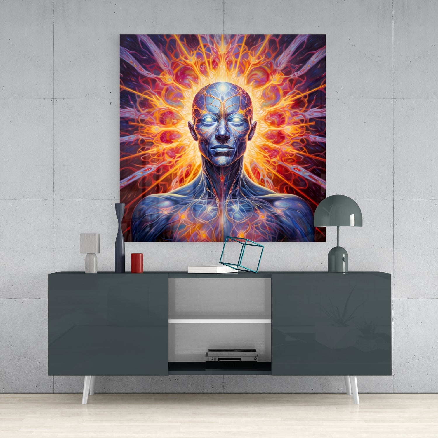 Beautiful Mind Glass Wall Art|| Designer's Collection.