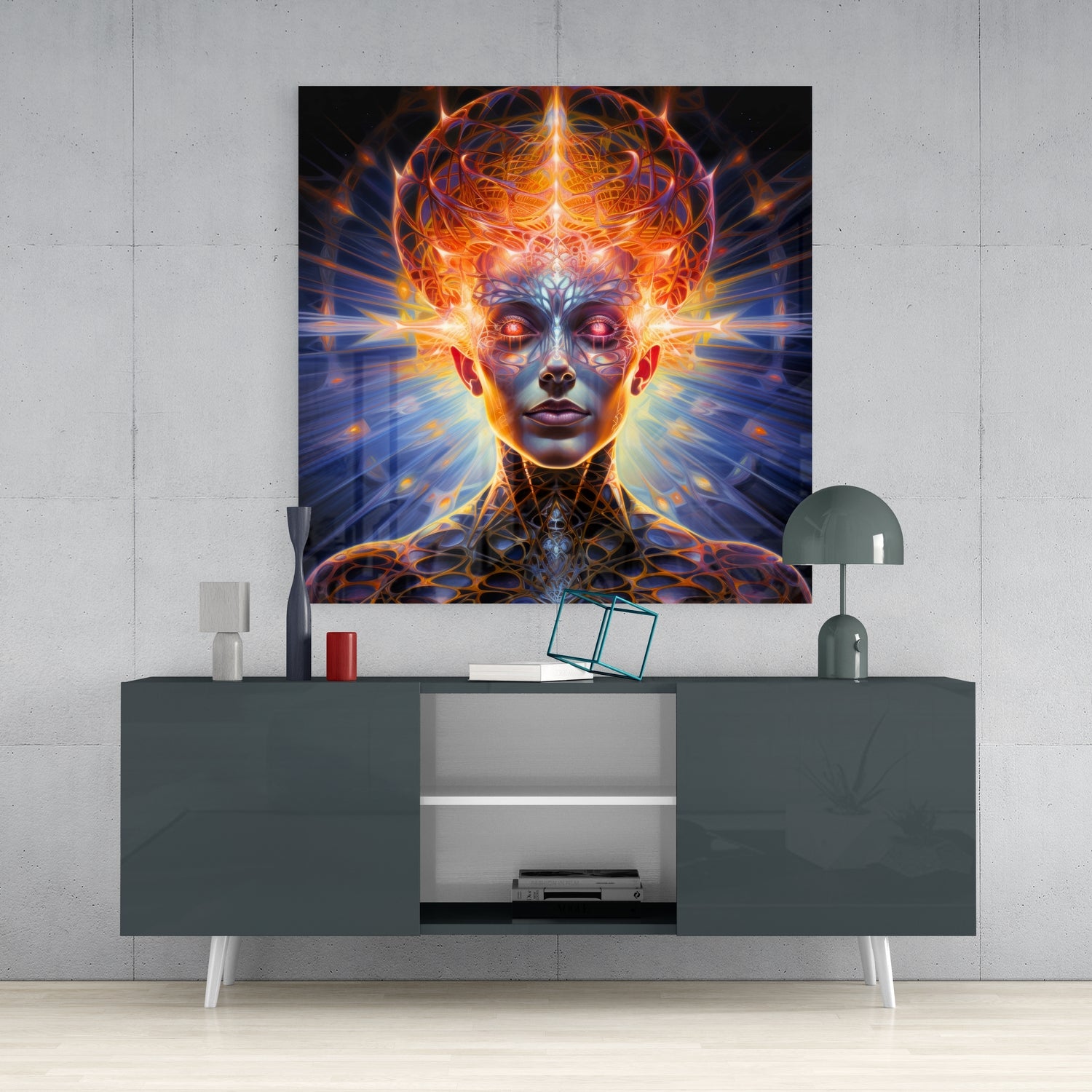 Beautiful Mind Glass Wall Art|| Designer's Collection.