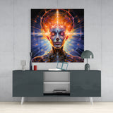 Beautiful Mind Glass Wall Art|| Designer's Collection