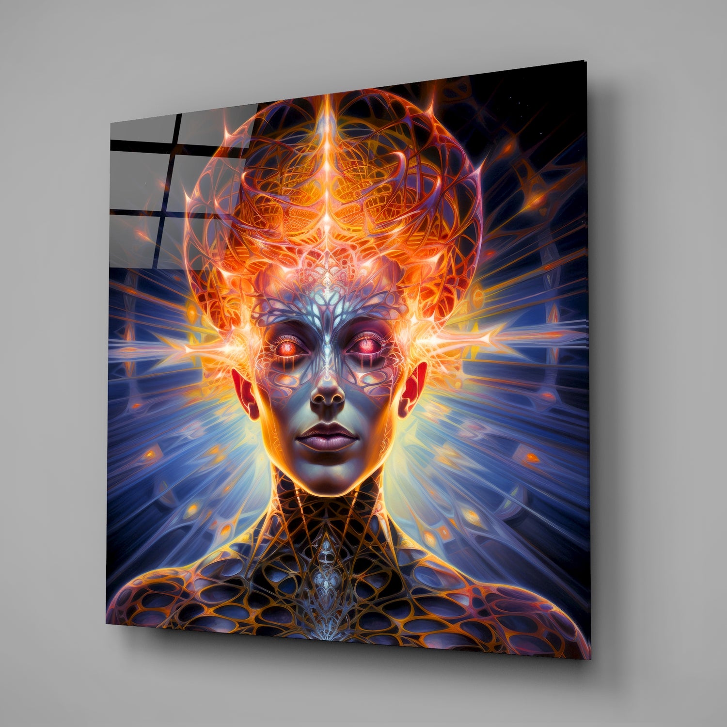 Beautiful Mind Glass Wall Art|| Designer's Collection.