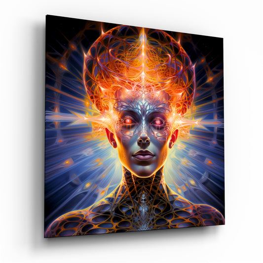 Beautiful Mind Glass Wall Art|| Designer's Collection.