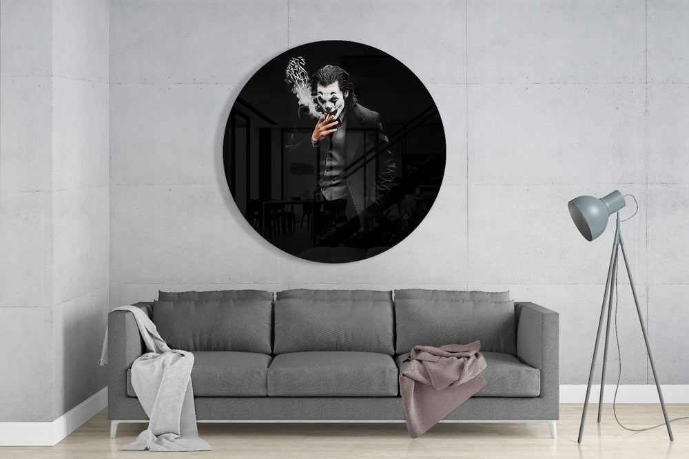 Joker Glass Wall Art.