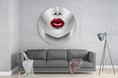 Lips Glass Wall Art.