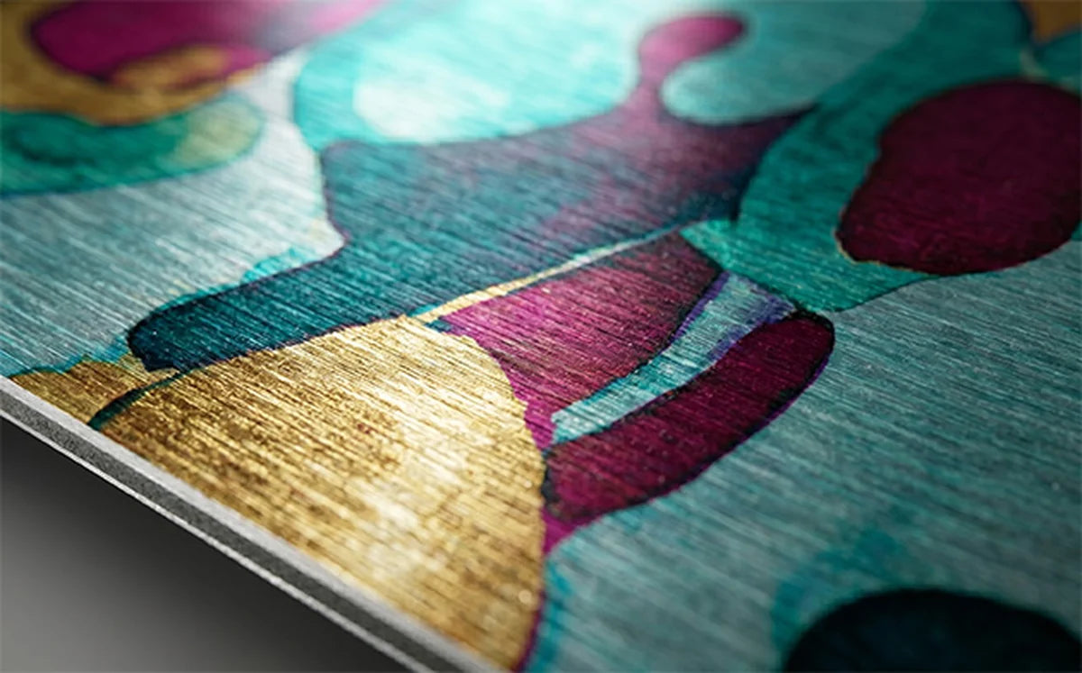 DURST UV print on brushed aluminium